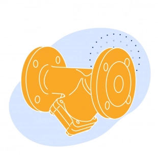 Фильтр сетчатый чугунный фланцевый Ду 250 мм