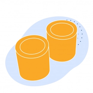 Капролоновая втулка 120х1400 мм кремовая ПА 6