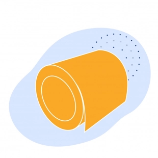 Рулон с полимерным покрытием 0.45 мм ПЭ ГОСТ 34180-2017