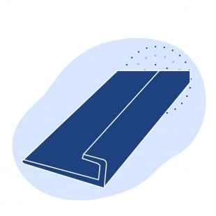 Алюминиевый профиль L-образный 26x3x5 мм АМц ГОСТ 13737-90