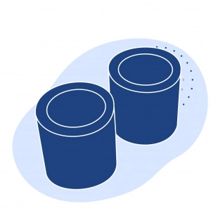 Капролоновая втулка 120х1400 мм кремовая ПА 6