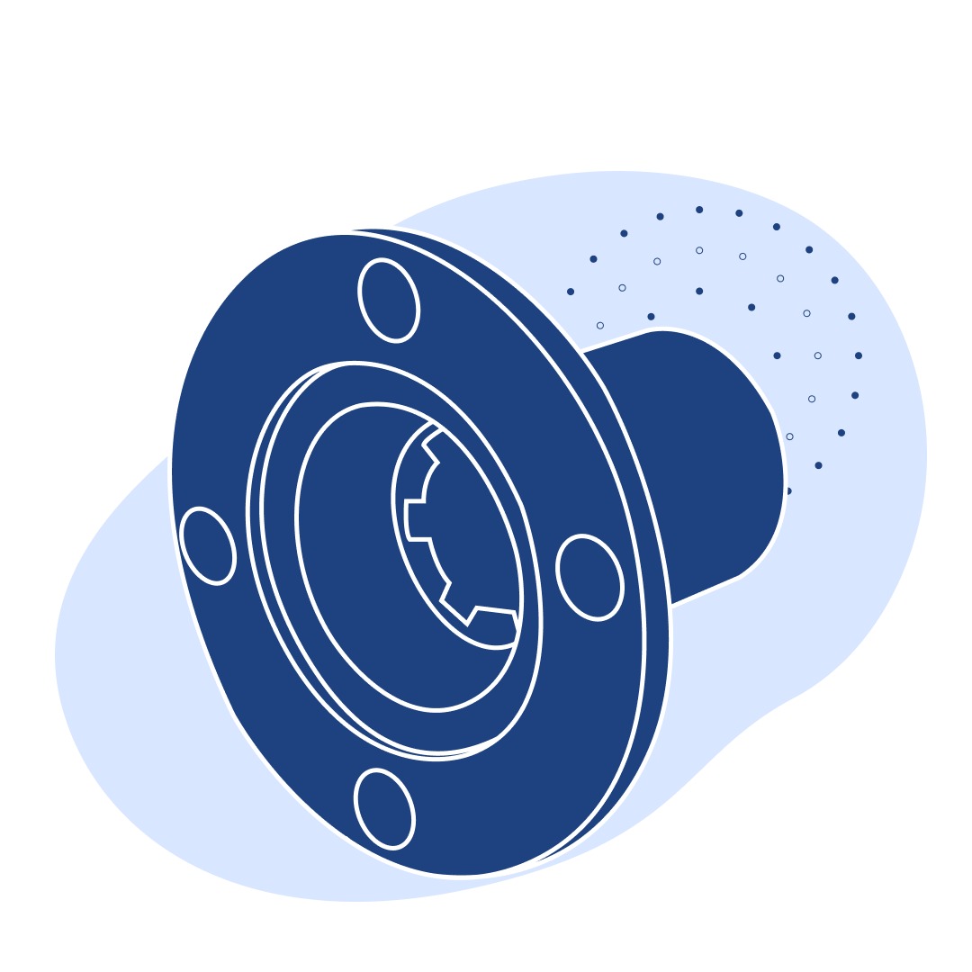 Фланец шлицевой 530 мм Ст35