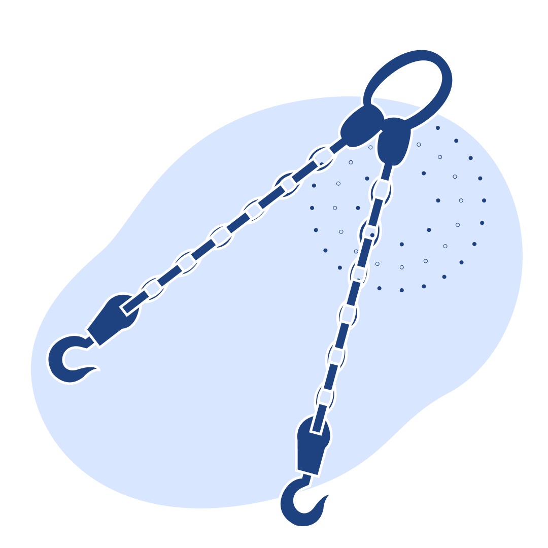 Строп цепной 2сц 4 м 2.8 т