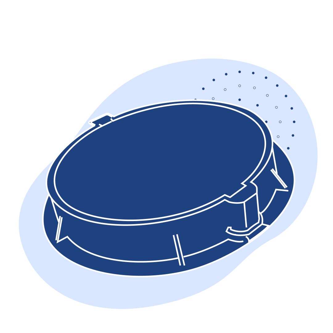 Люк сверхтяжелый 750x660x130 мм 150 кг